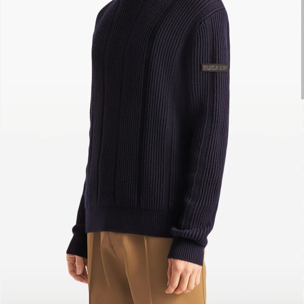 Fusalp Dark Blue Crewneck Sweater